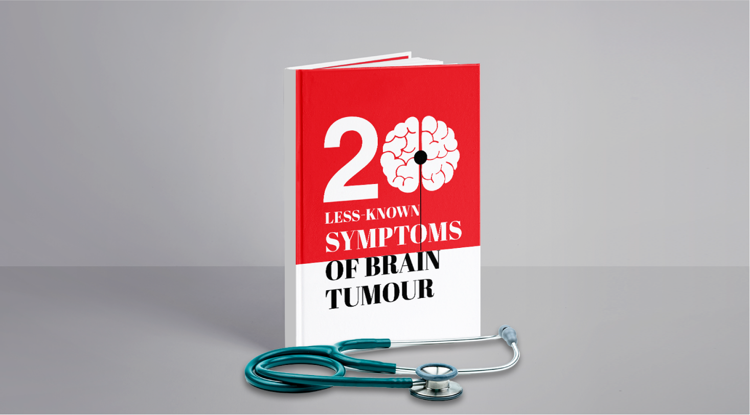 20 Less Known Symptoms of Brain Tumor Book Front Page